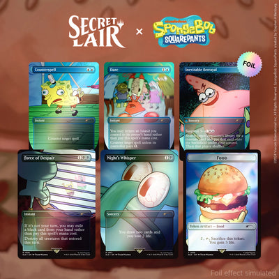 Secret Lair: Internet Sensation (SpongeBob) – Rainbow Foil Edition
