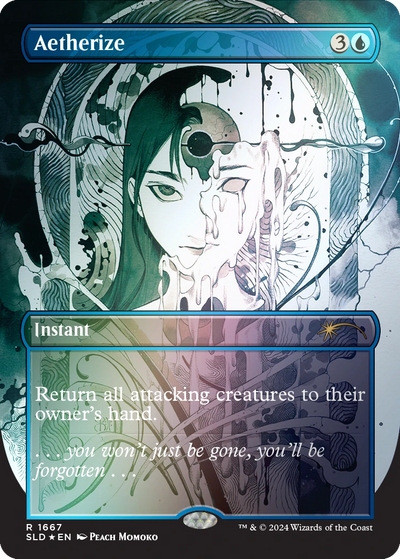 Secret Lair: Featuring Peach Momoko – Rainbow Foil Edition